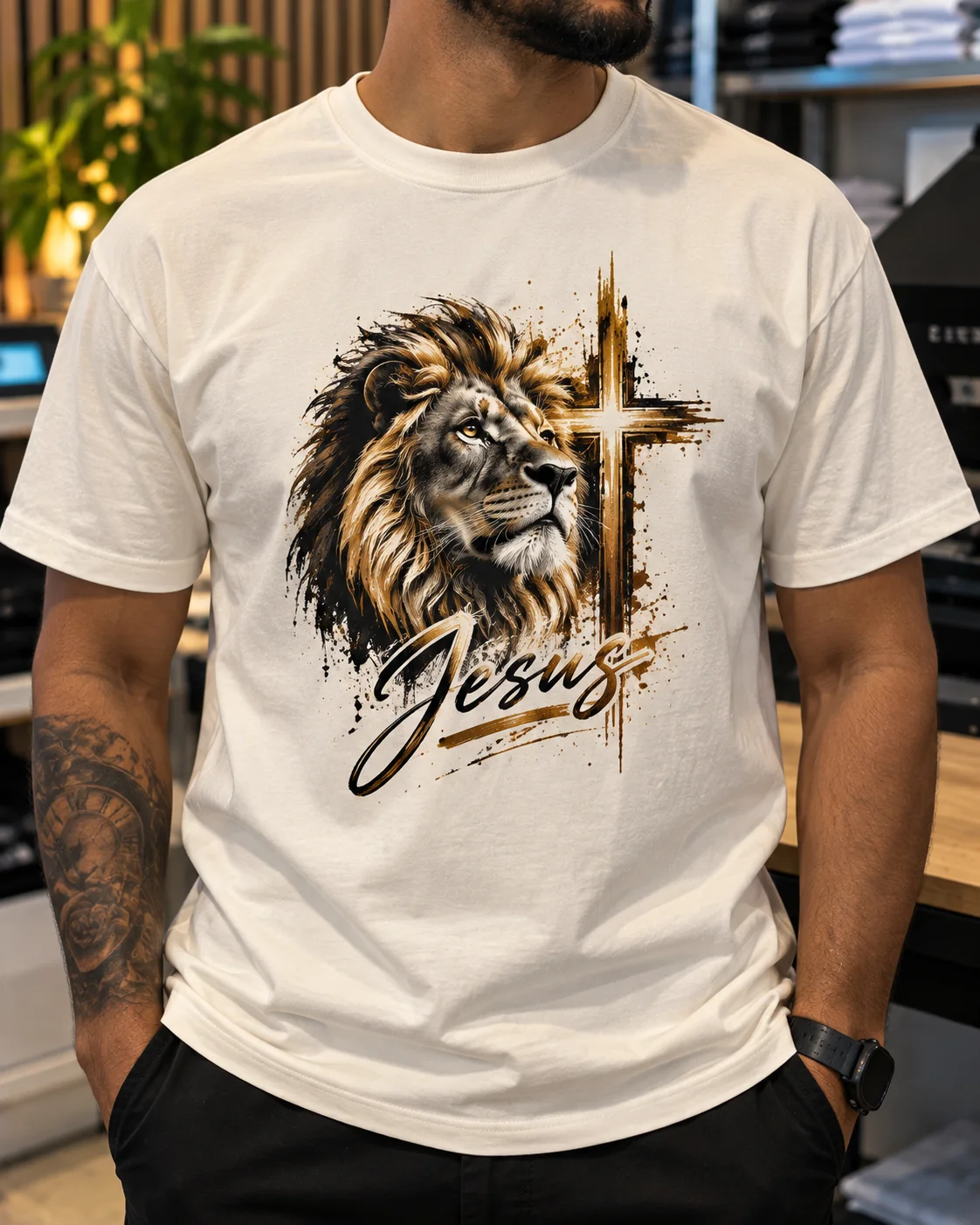 Camiseta religiosa