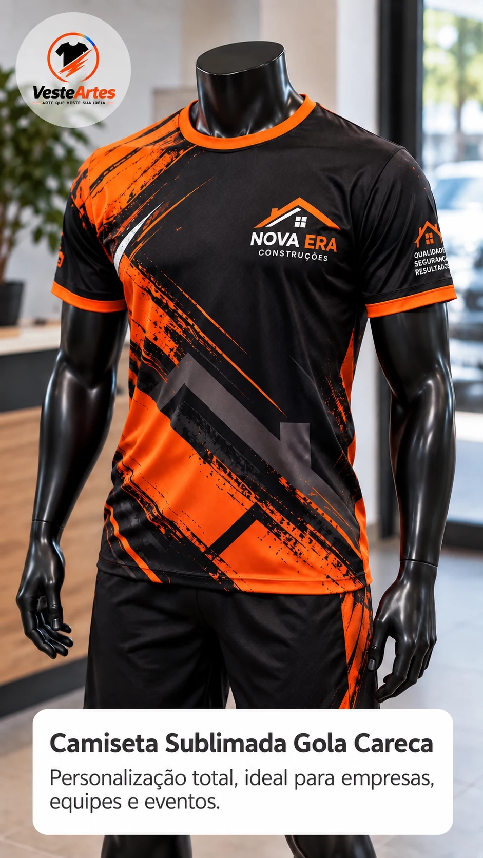 Camiseta Dry Fit com sublimação total